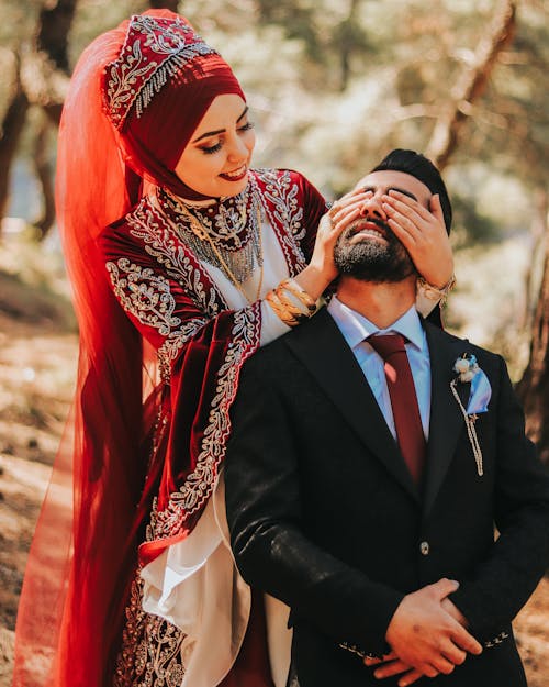Muslim Bride and Groom 
