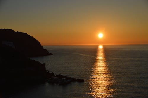 希臘, 帕特莫斯, 日落 的 免费素材图片