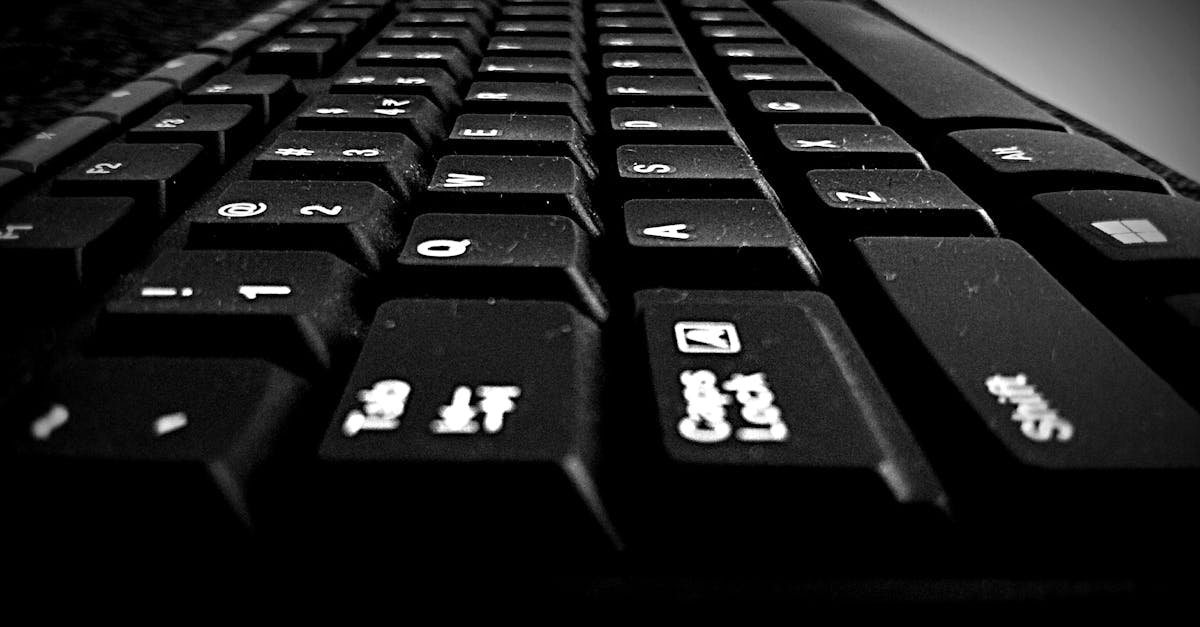 Free stock photo of black and white, computer keyboard, digital