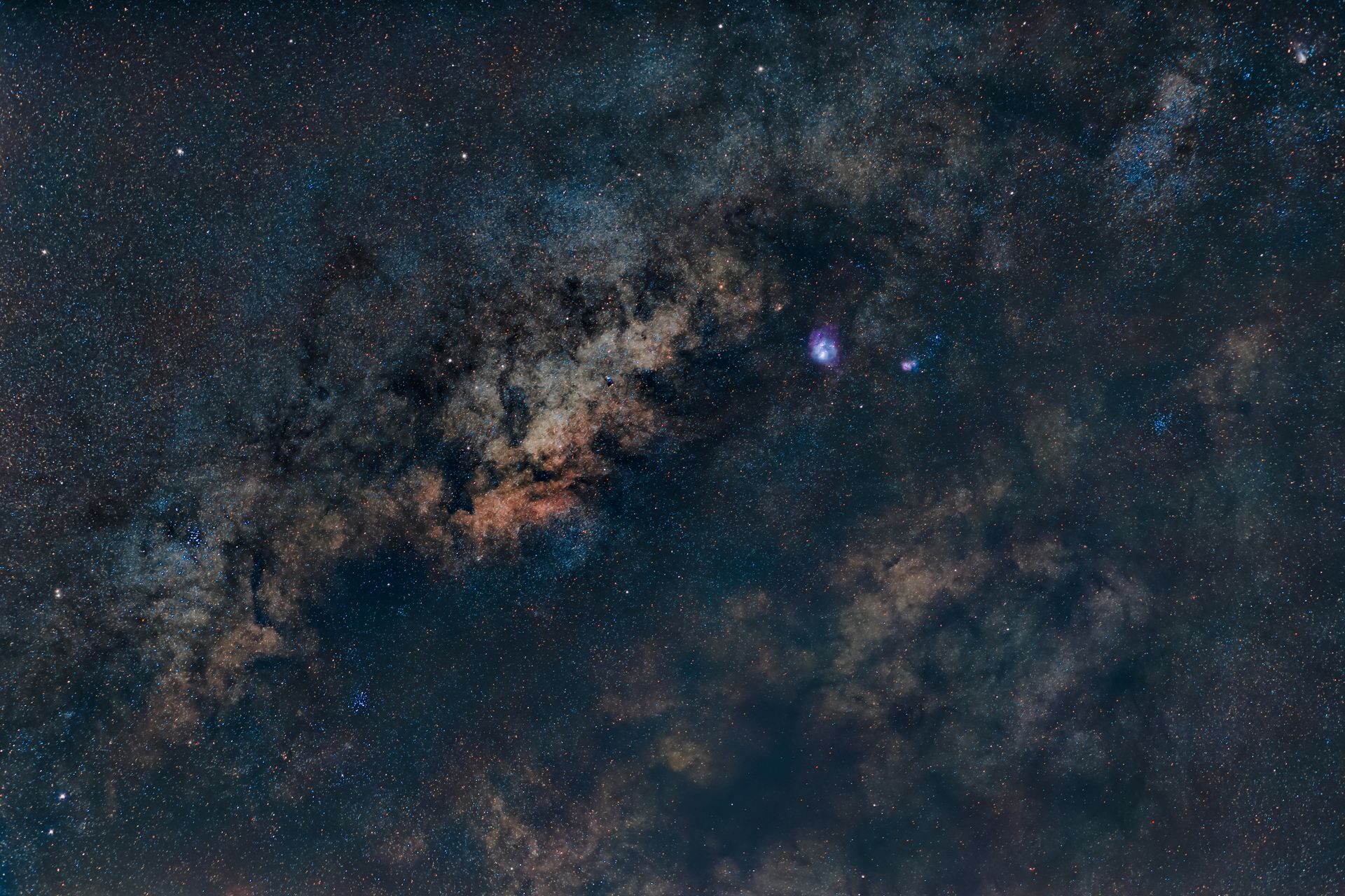The Milky Way Galaxy Across the Night Sky