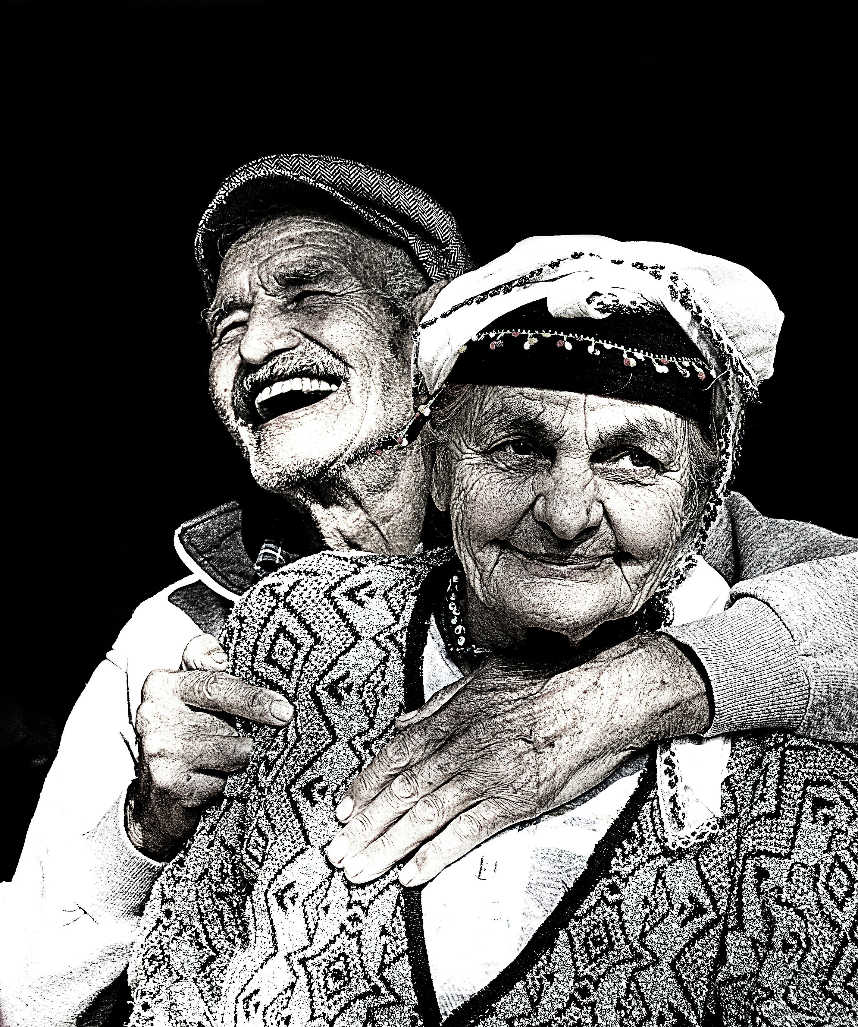 Free stock photo of couple, old people