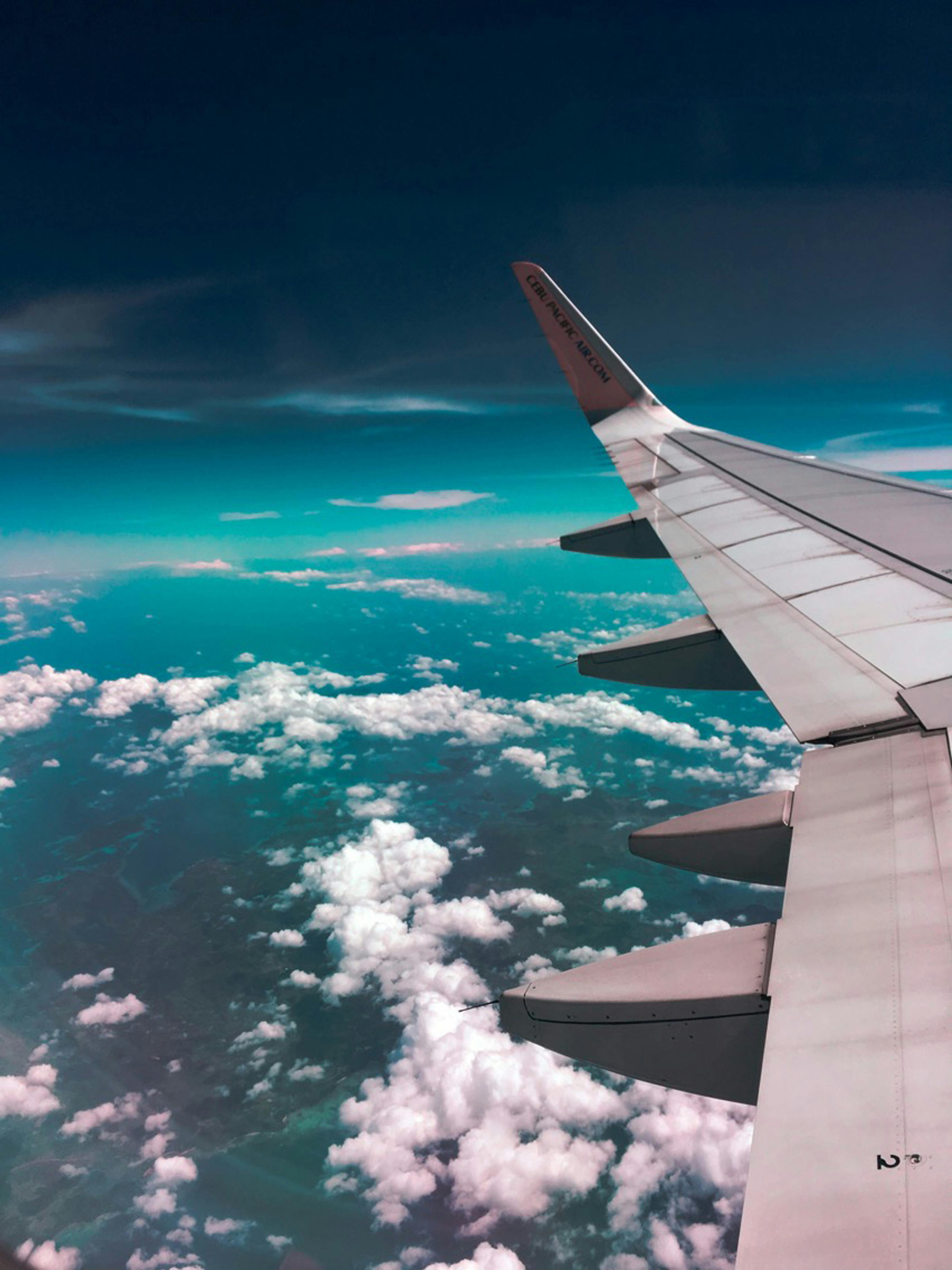 Airplane Wing Towards Clouds · Free Stock Photo