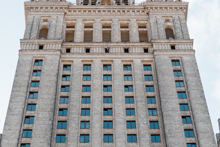 Historical Building With Glass Windows