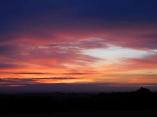 Free Sunset over the Horizon Stock Photo