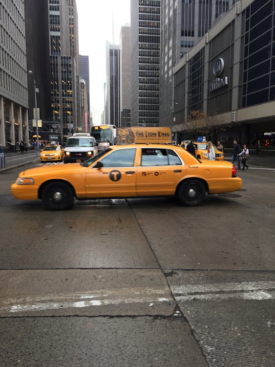 Photo Gratuite De New York Taxi Jaune