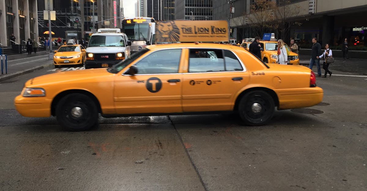 Free stock photo of new york, yellow taxi