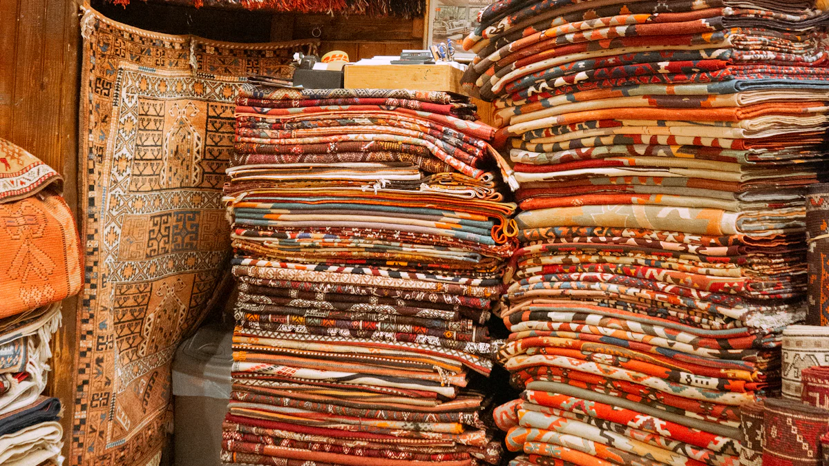 Découvrez les meilleurs tapis berbères faits main à Dar Bouchaib Marrakech