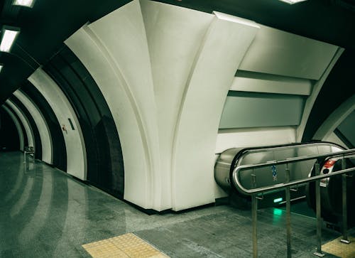 Corner in Subway Tunnel