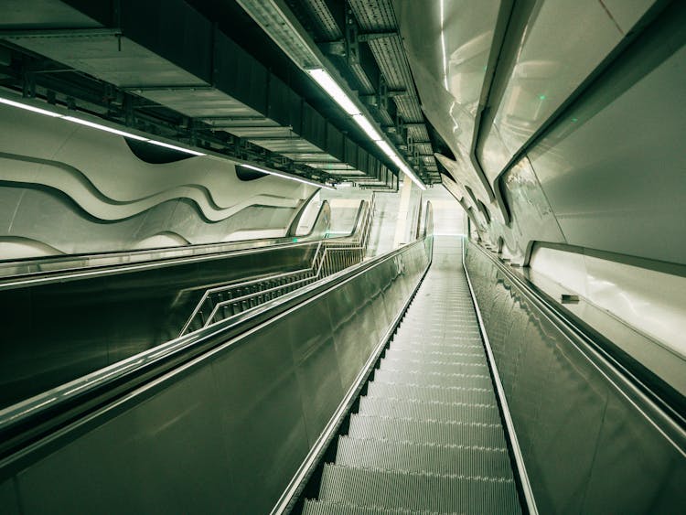 An Empty Escalator