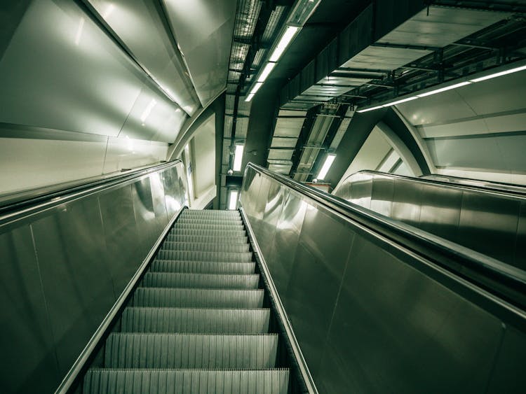 An Empty Escalator