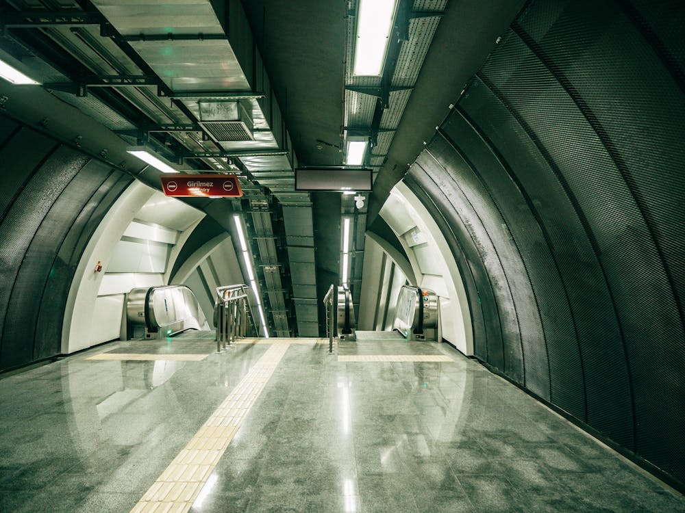 Interior Design of a Subway Station