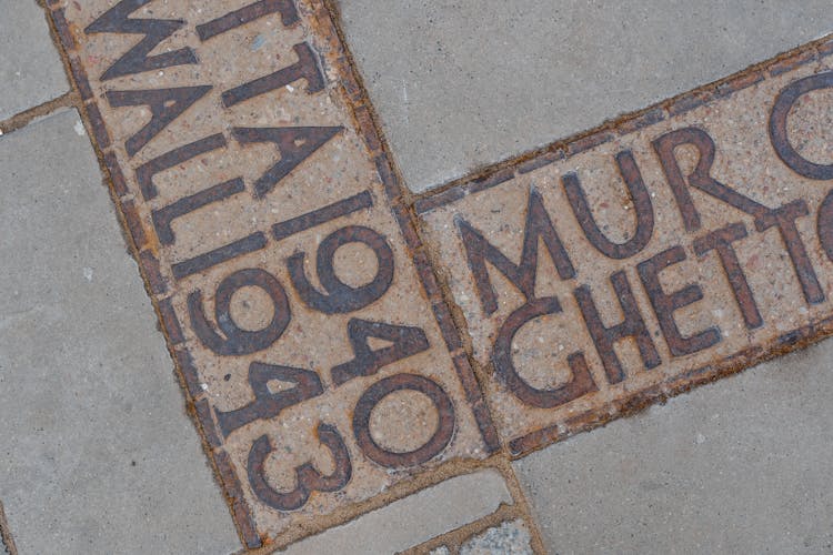 Letters And Numbers Engraved In Stone