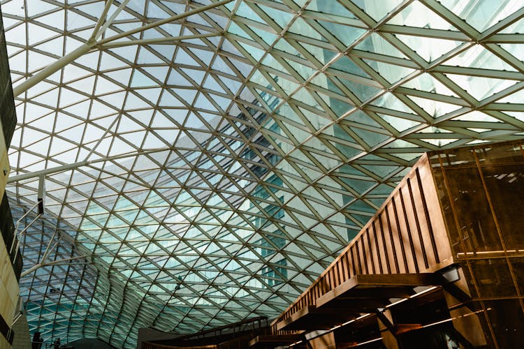 Geometric Design Of Roof With Glass