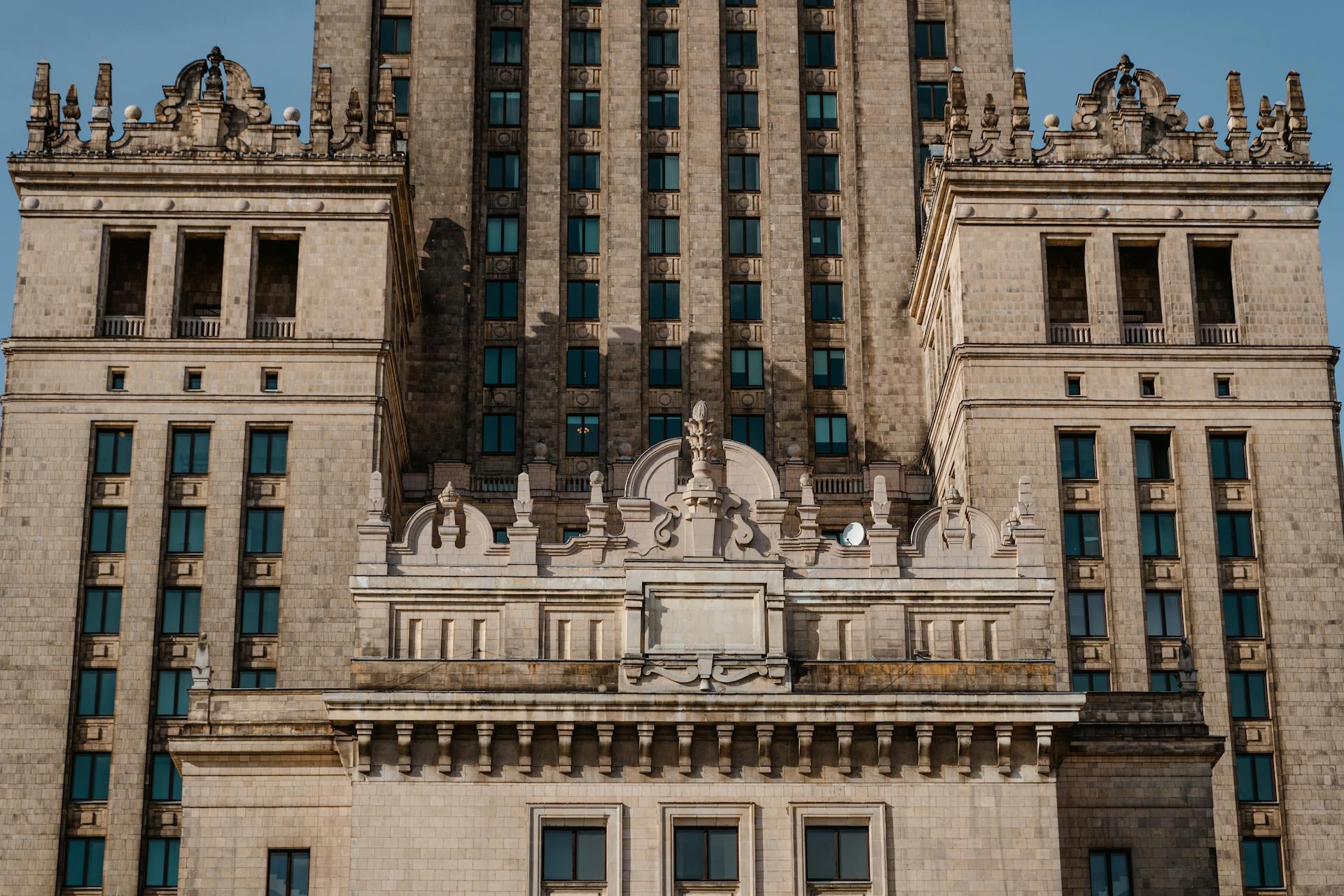 Palace Of Culture and Science In Poland