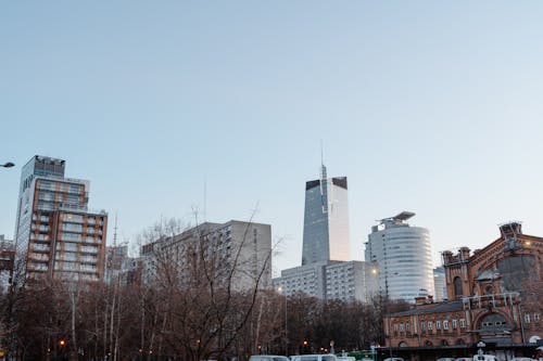 City Skyline In Warsaw 