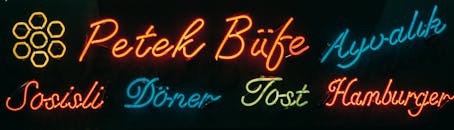 Neon Light Signage on Black Background