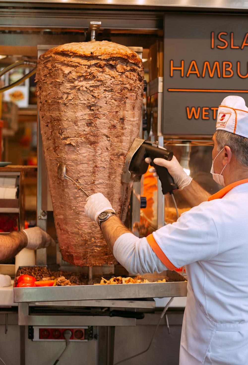 Spicy Lamb Gyro with Harissa