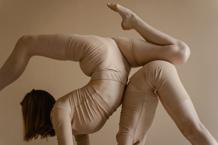 Woman In Leotard Dancing Ballet