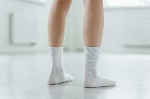 Free A Person in White Socks Stock Photo