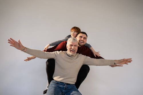 Free A Family Having Fun Stock Photo