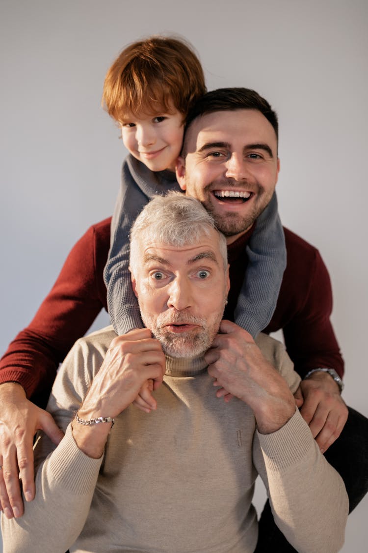 A Family Having Fun