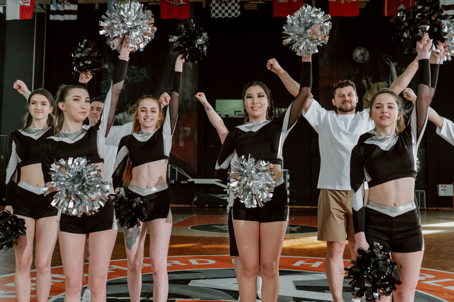 Photo of a Winning Cheering Team