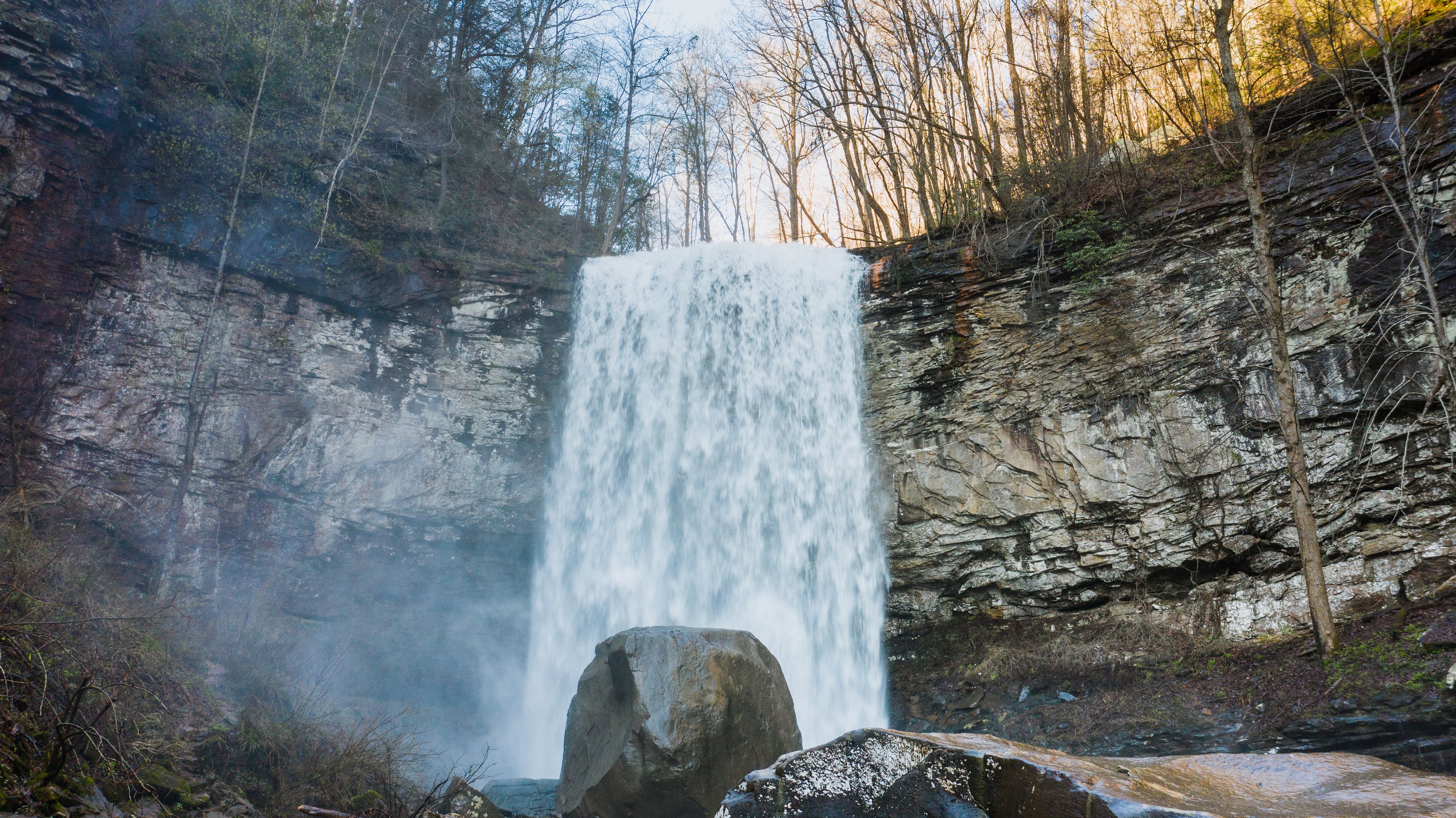 Laurel Highlands forest waterfall
