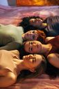 Women Lying on the Floor