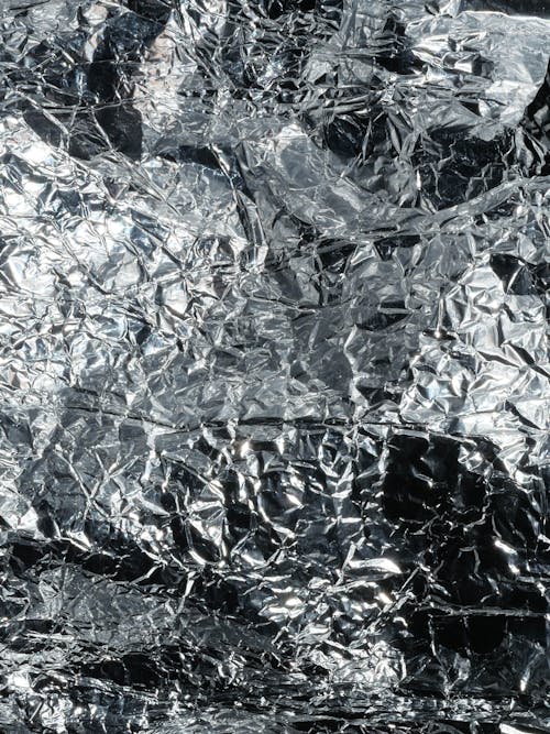 Tin Foil Texture Stock Photo, Picture and Royalty Free Image