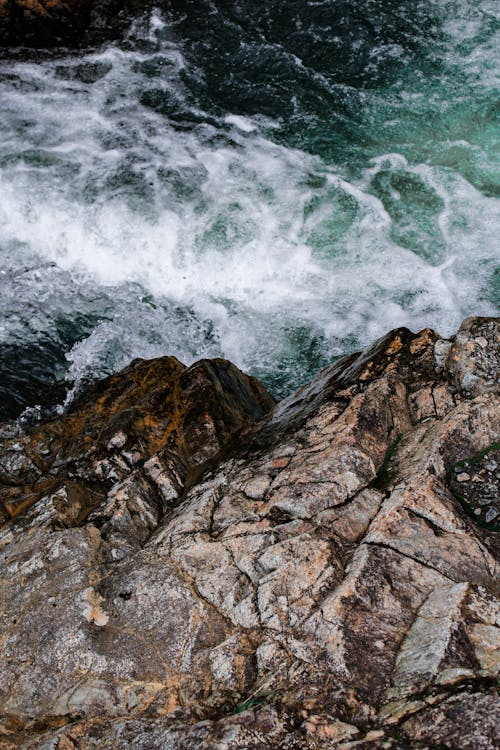 Gratis stockfoto met dronefoto, gebied met water, golven