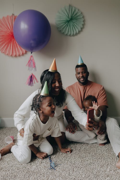 Free A Family Celebrating a Birthday Together Stock Photo