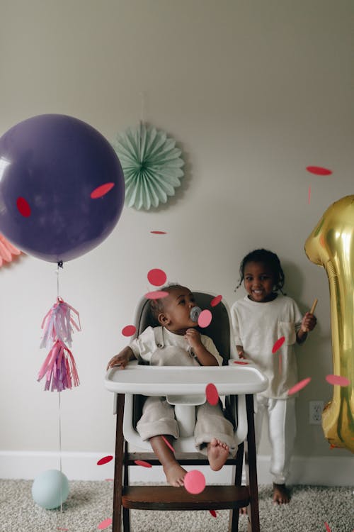 Gratis lagerfoto af afrikansk amerikansk pige, ballon, børn