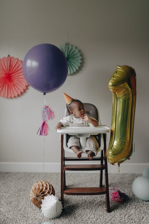 Foto profissional grátis de aniversário, balões, casa