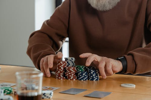 Man Playing Poker