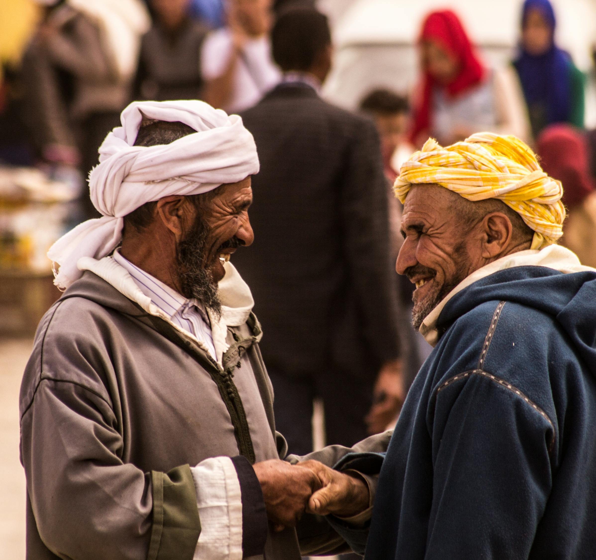 Two Man Smiling Each Other · Free Stock Photo