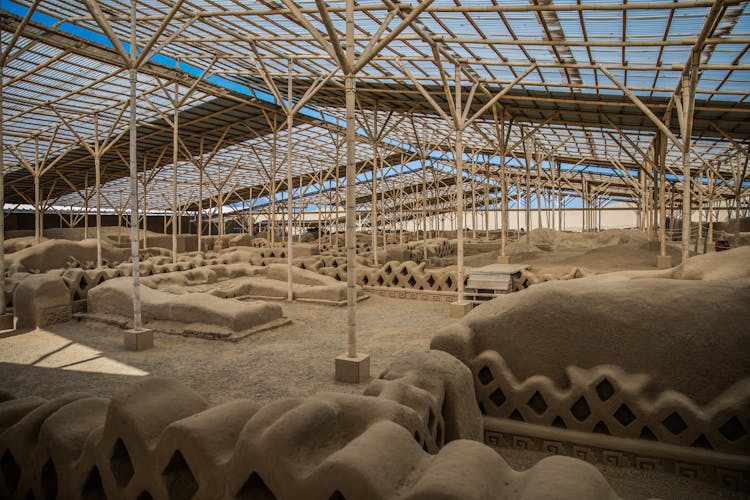 The Chan Chan Adobe City In Trujillo, Peru