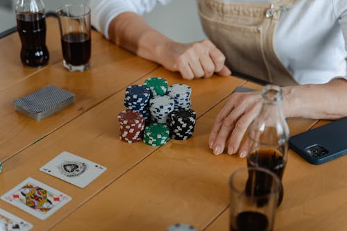 Person Playing Cards