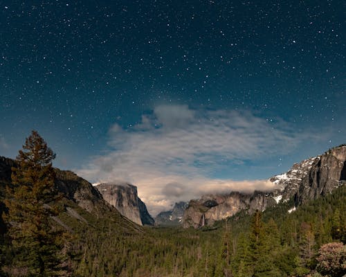 Free Scenic View of Rocky Mountains Stock Photo