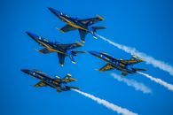 Four Jet Plane on Sky