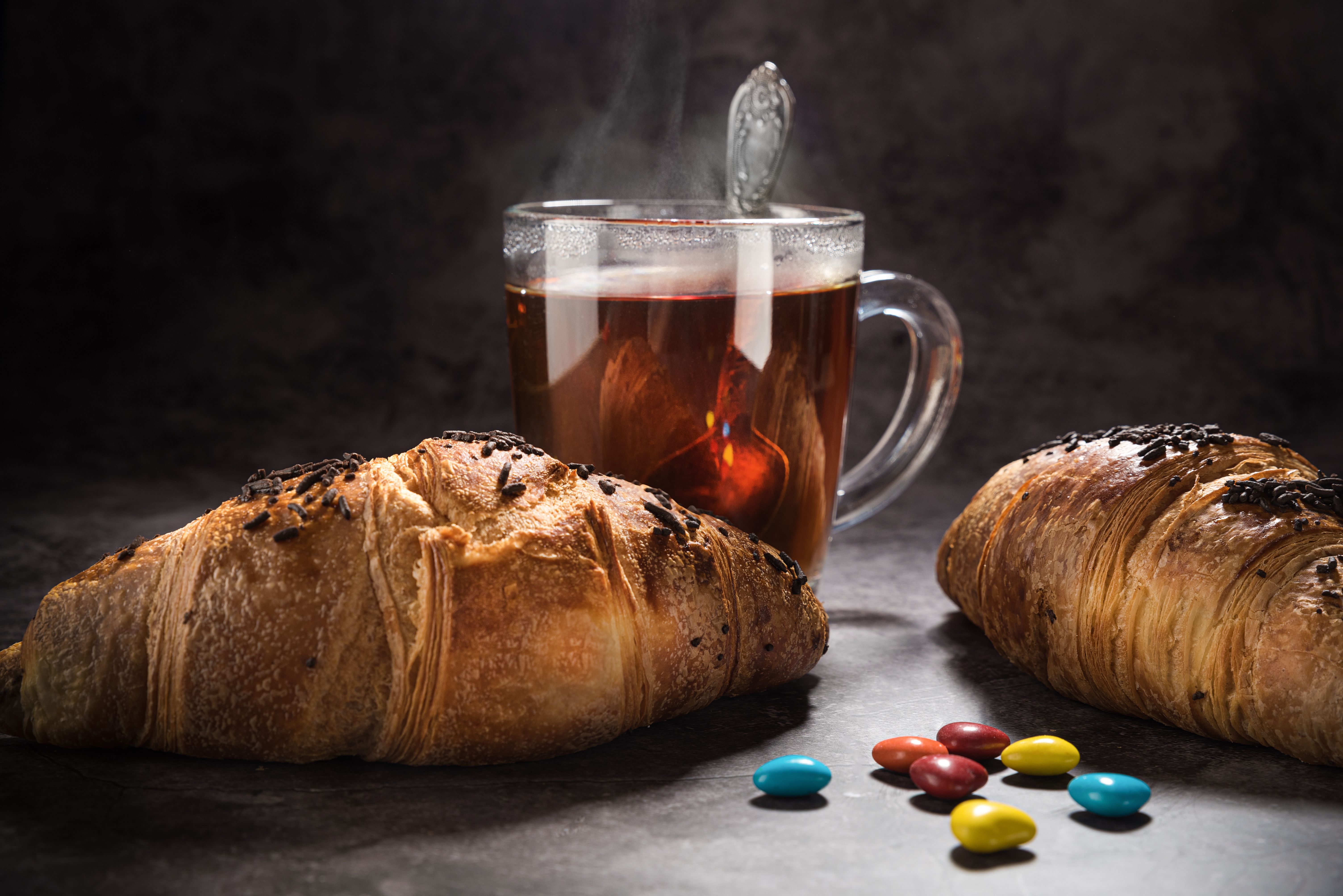 Brown-Butter Croissant with Melted Cheddar
