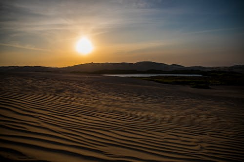 Foto d'estoc gratuïta de alba, capvespre, desert