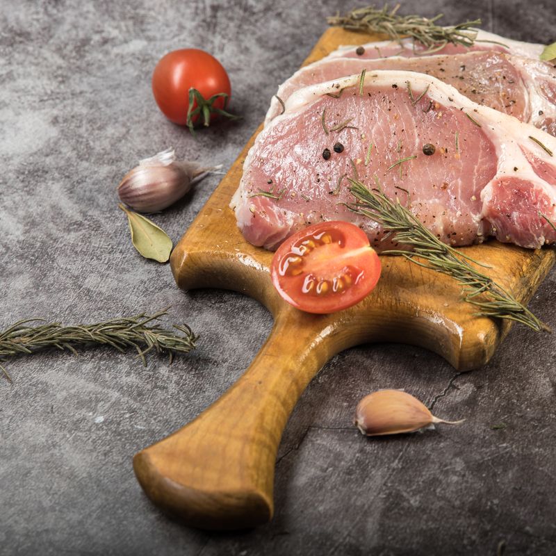 Air Fryer Pork and Apple-Stuffed Pork Chops