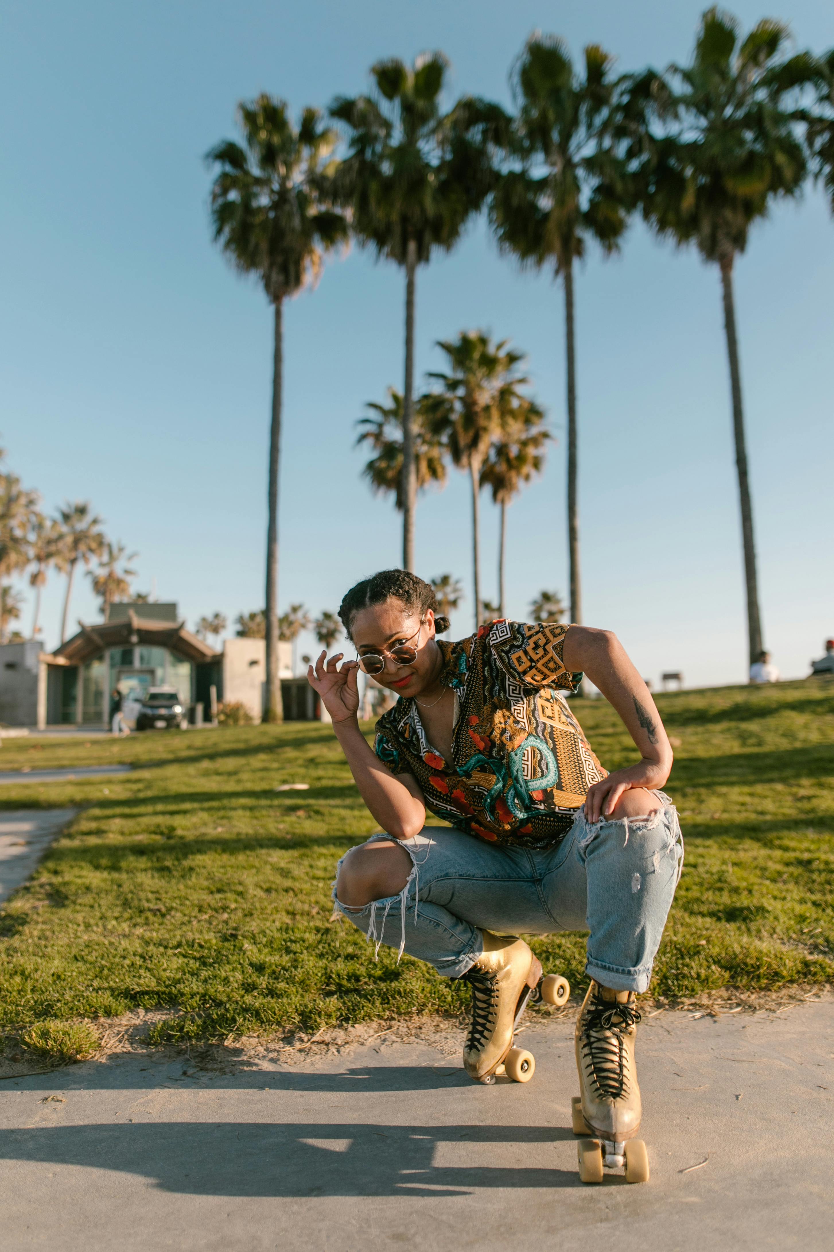 ripped jeans with air forces