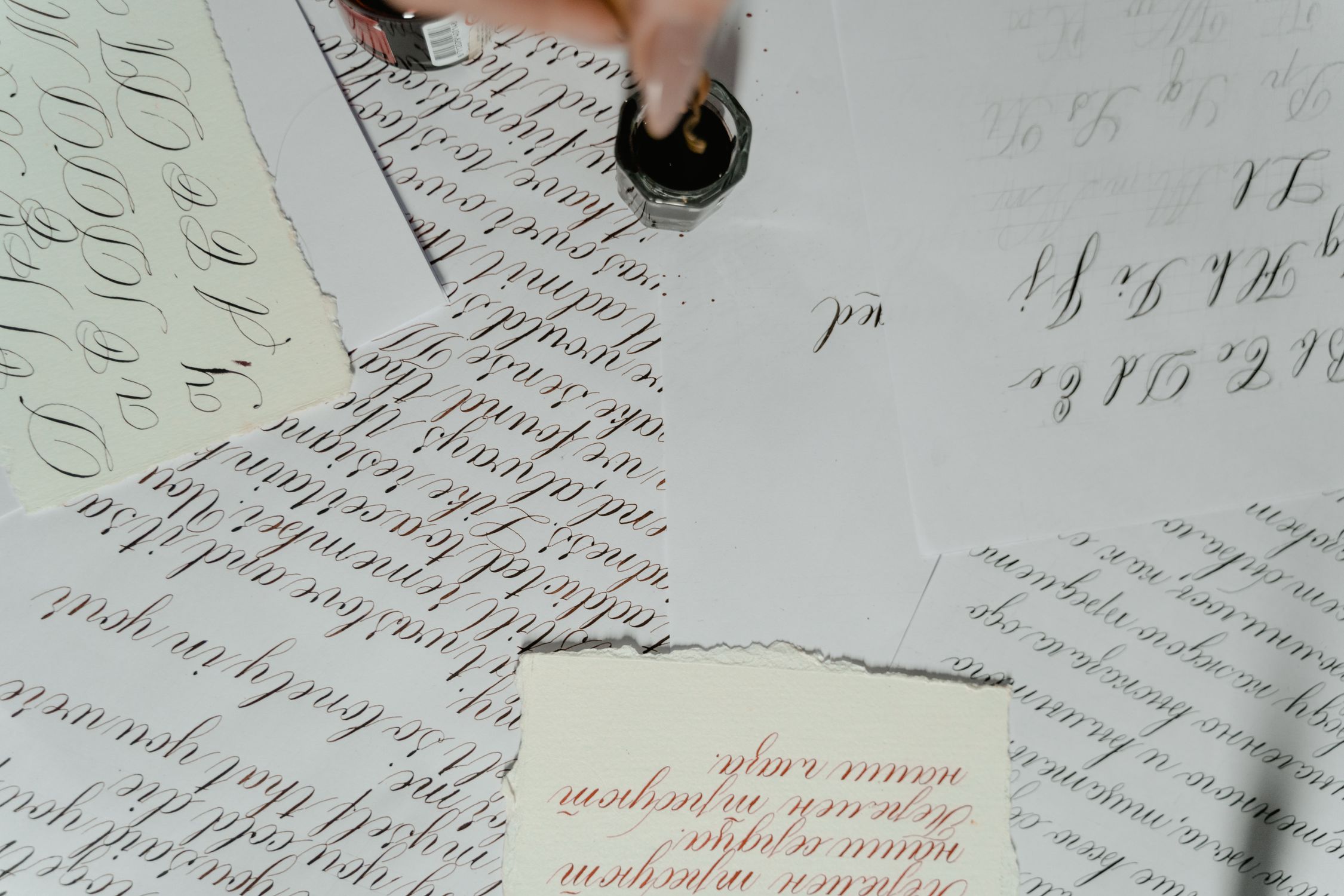 Close-Up Shot of Papers with Text · Free Stock Photo