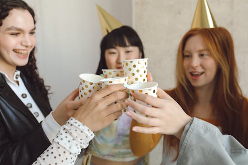 Free Girls Celebrating Birthday Stock Photo