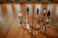 Group of People Playing Basketball
