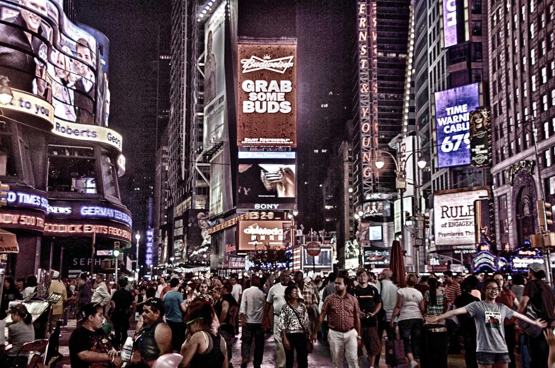 Photo of People Walking in the Streets of New York City