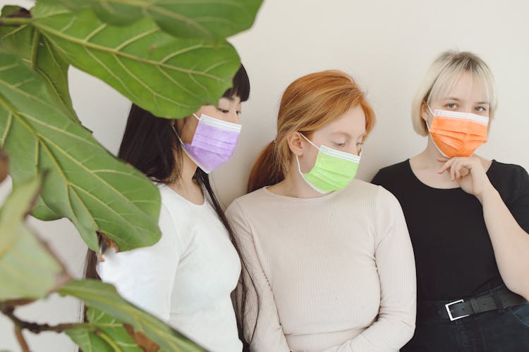 Women Wearing Face Masks