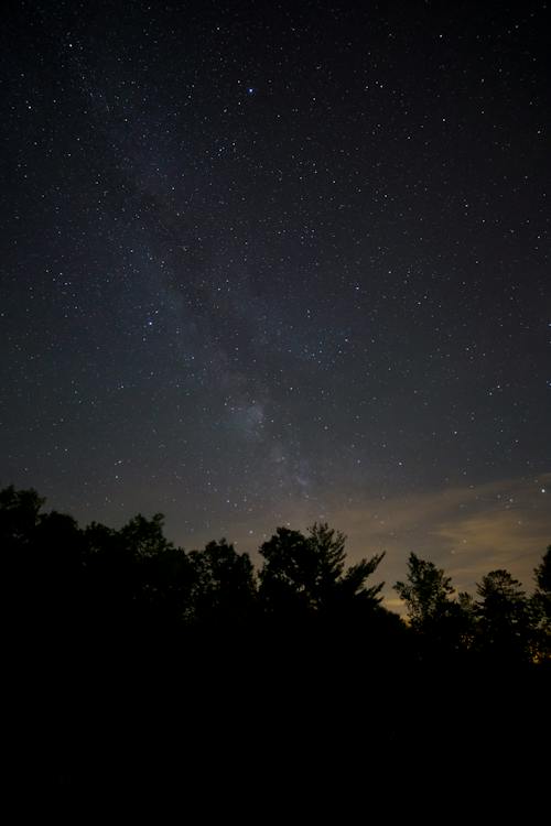 Kostenlos Kostenloses Stock Foto zu abend, astronomie, bäume Stock-Foto