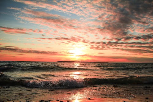 Seashore during Golden Hour